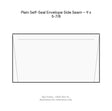 Plain Self-Seal Envelope Side Seam – 9 x 5-7/8 product image
