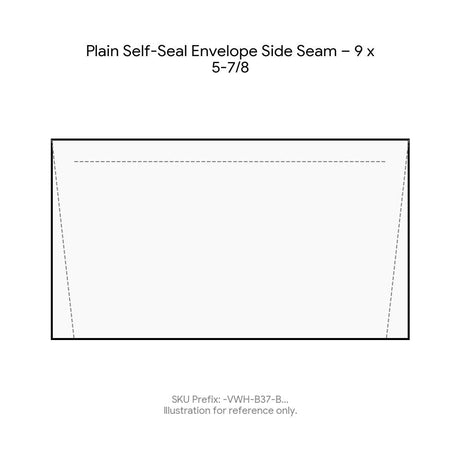 Plain Self-Seal Envelope Side Seam – 9 x 5-7/8 product image