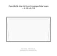 Plain Ub04 Ada 06 Gum Envelope Side Seam – 4-1/8 x 8-7/8 product image