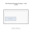 Plain Window Side Seam Envelope – 3-5/8 x 8-5/8 product image