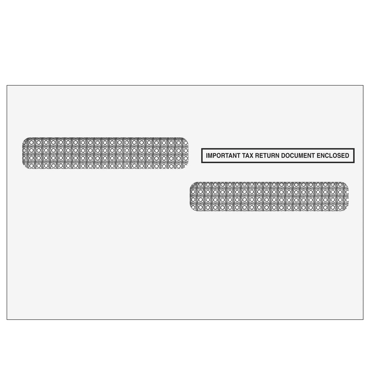4up 1099 Double Window Envelope (Moisture Seal) -25 Qty