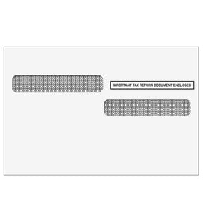 4up 1099 Double Window Envelope (Moisture Seal) -25 Qty