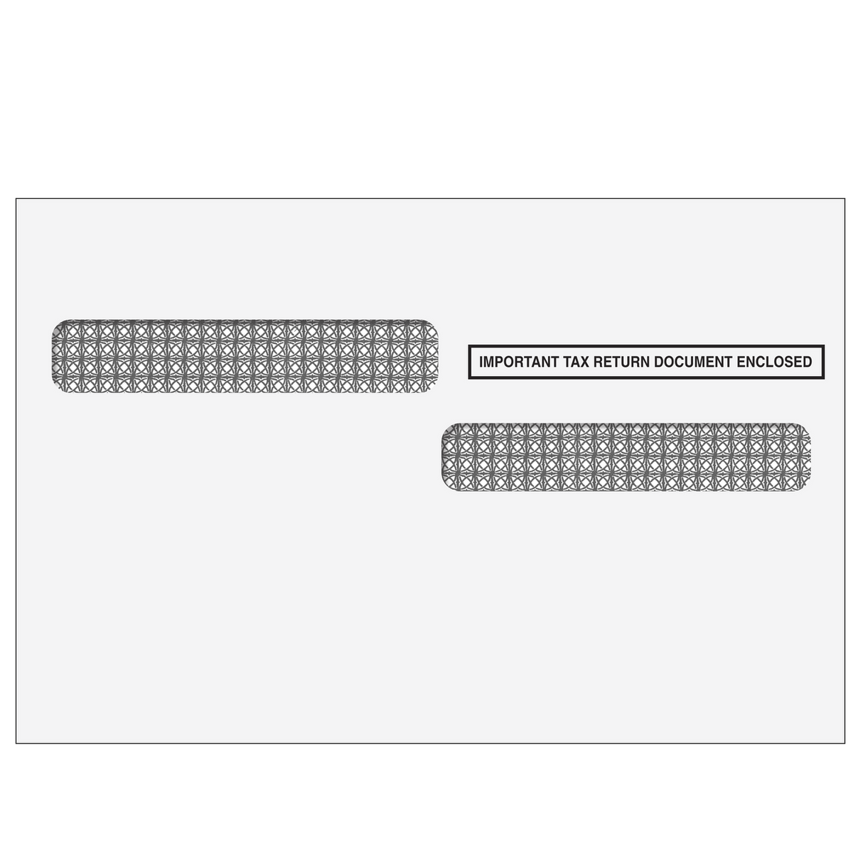 1099 Double Window Envelope - Quadrant - 4up (Self Seal) - 25 Qty