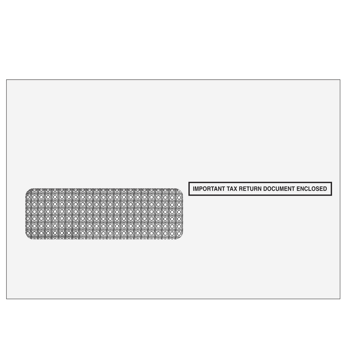 2up W-2 Single Window Envelopes (Moisture Seal) - 25 Qty