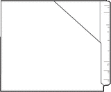 Letter Size, ¾ Cut Standard Double Ply, End Tab (Jeter), Color, Fastener Position-None, 100/Pk