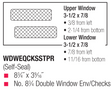 DBL WINDOW-QUICKEN PLAIN 8-3/4X3-9/16 24# WH WOVE/S-SEAL - Choice Checks