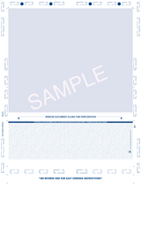 Void Pantograph Check – Blue 281 EZ-Fold Blank Pressure Seal Checks – 8½ × 14