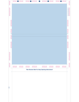Form, Blue 288, Two blockouts, 28#MOCR, 8-1/2" x 14" Z-Fold - Choice Checks