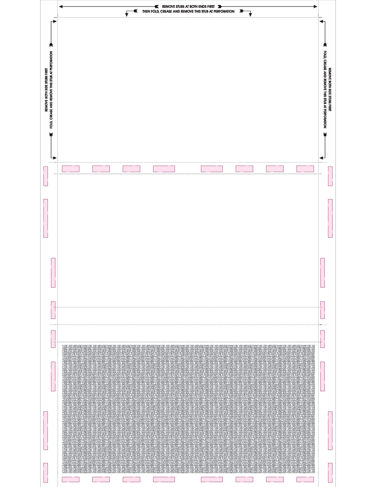 Form, Blue 288, Two blockouts, 28#MOCR, 8-1/2" x 14" Z-Fold - Choice Checks