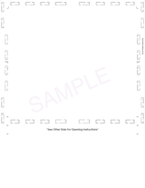 Blank Check with Backer Z-Fold Blank Pressure Seal Checks – 8½ × 11