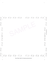 Blank Check with Backer, Two Blockouts and Extra Voucher ZX-Fold Blank Pressure Seal Checks – 8½ × 14