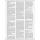 2026 W-2 2-Up Blank Laser Paper with Instructions