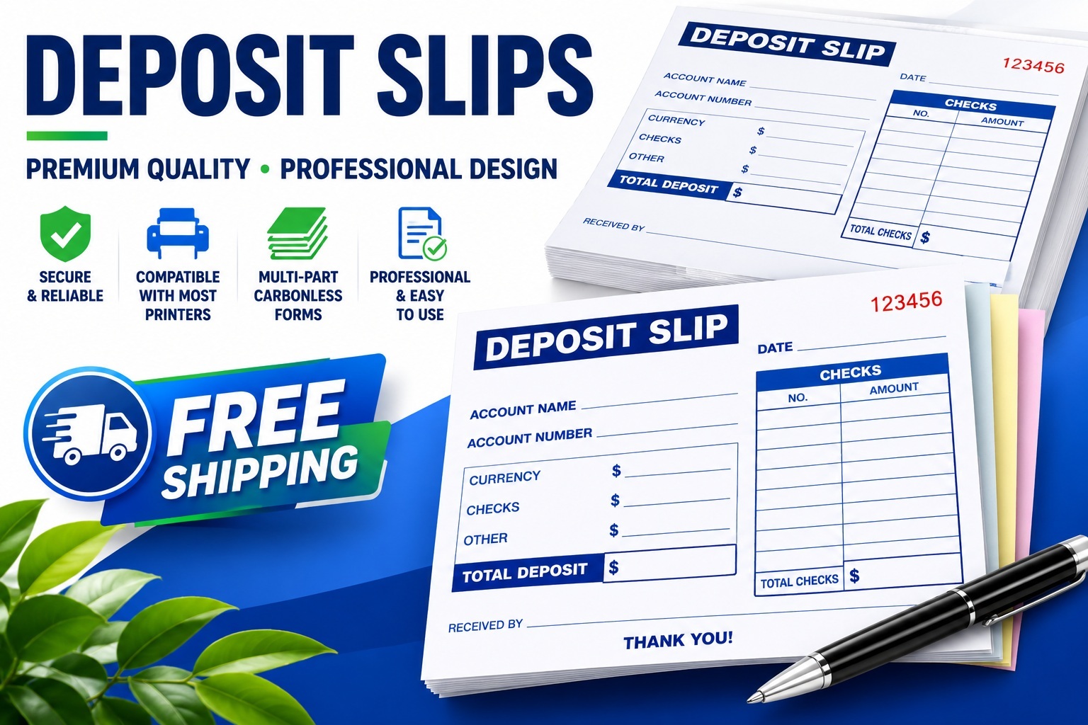 Deposit Slips